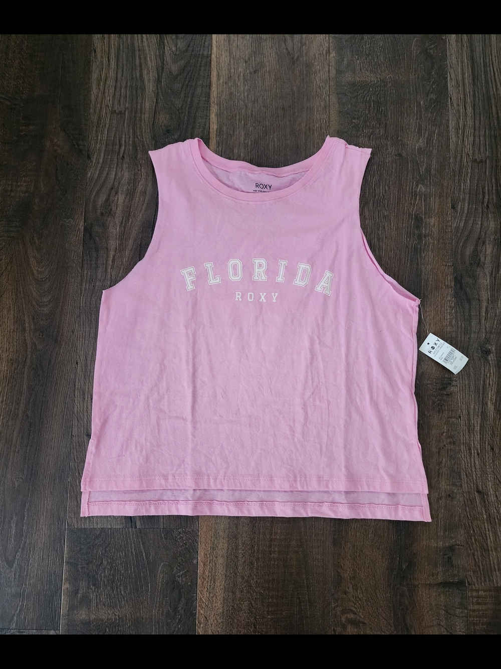 Roxy Pink 'Florida' Muscle Tank